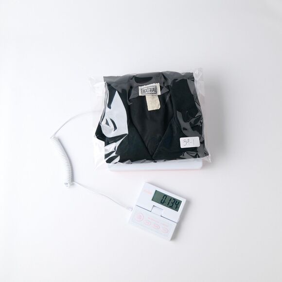 Vtg Y2K Ecru Blazer Womens L Fitted Button Up Goth Academia Jacket Whimsigoth - Picture 10 of 10